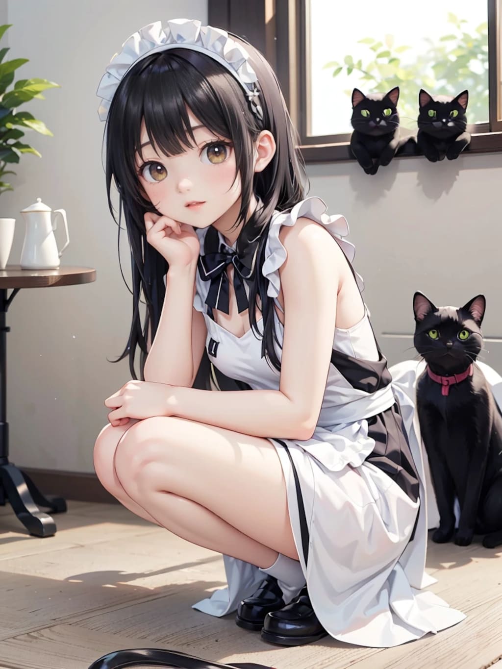 猫カフェ6月3日版　教室風猫カフェ？