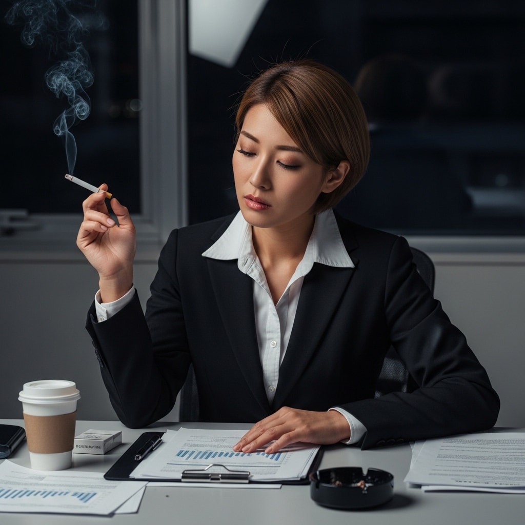 机上喫煙　まるで昭和の出来事