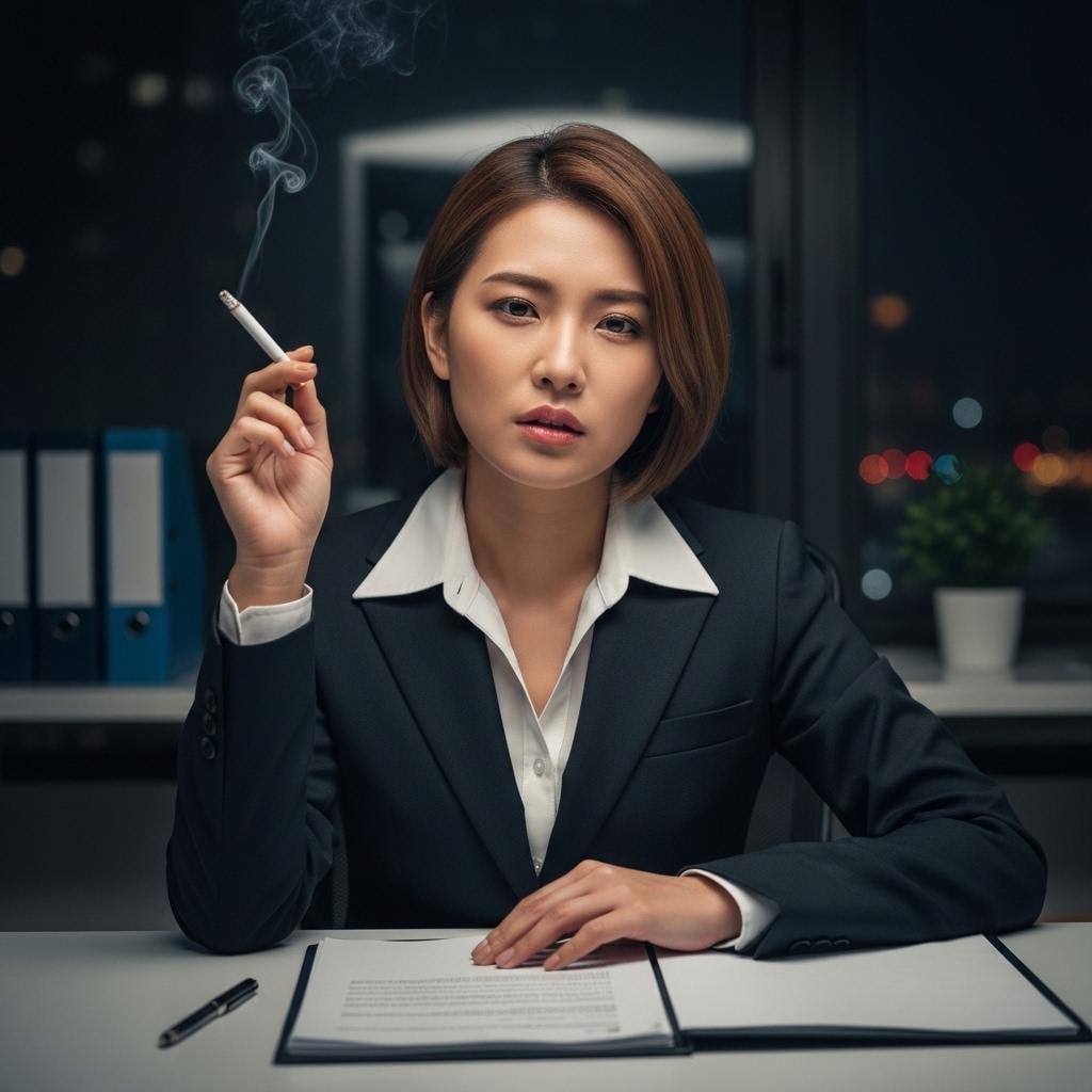 机上喫煙　まるで昭和の出来事