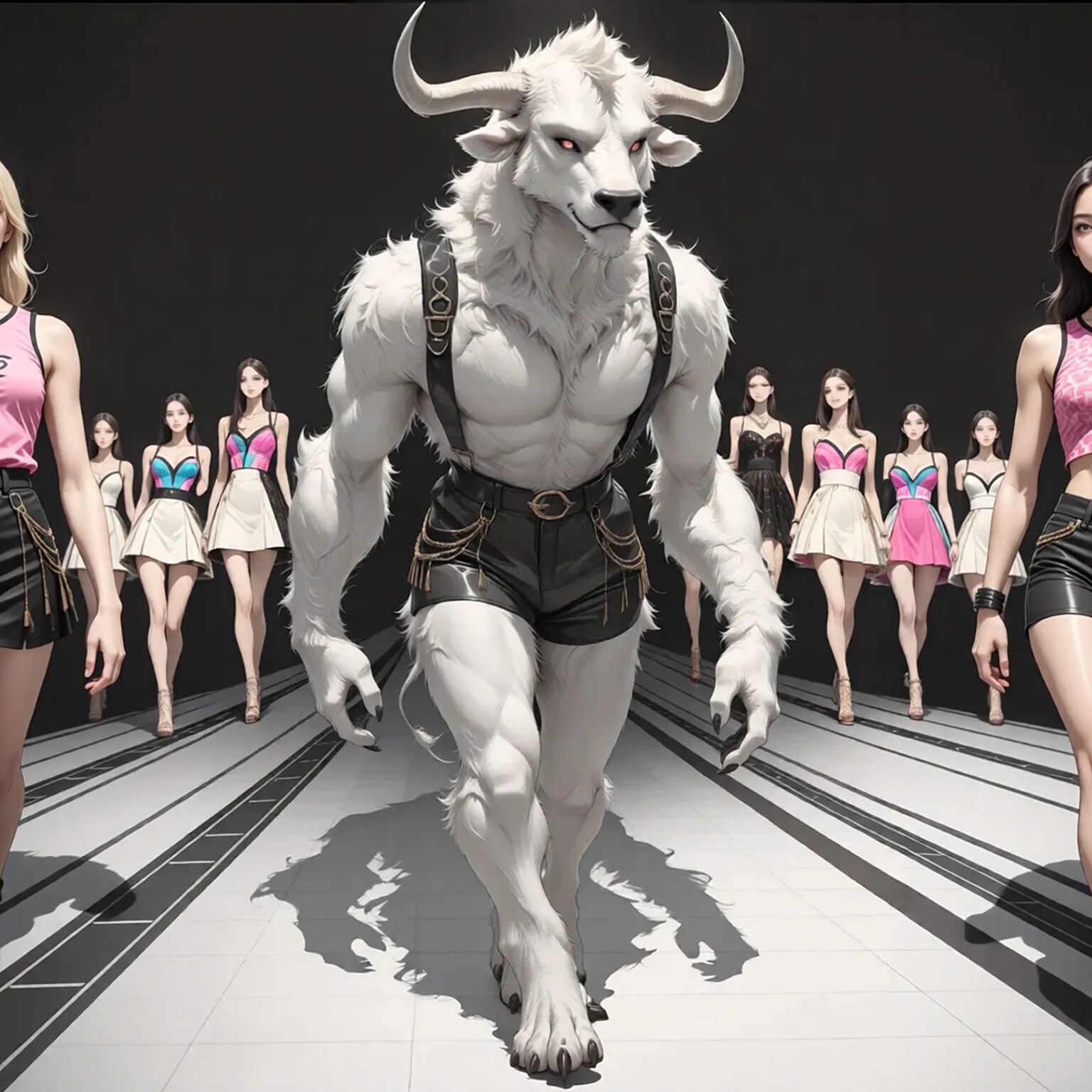 人気のマッチョ系モンスターモデル | の人気AIイラスト・グラビア