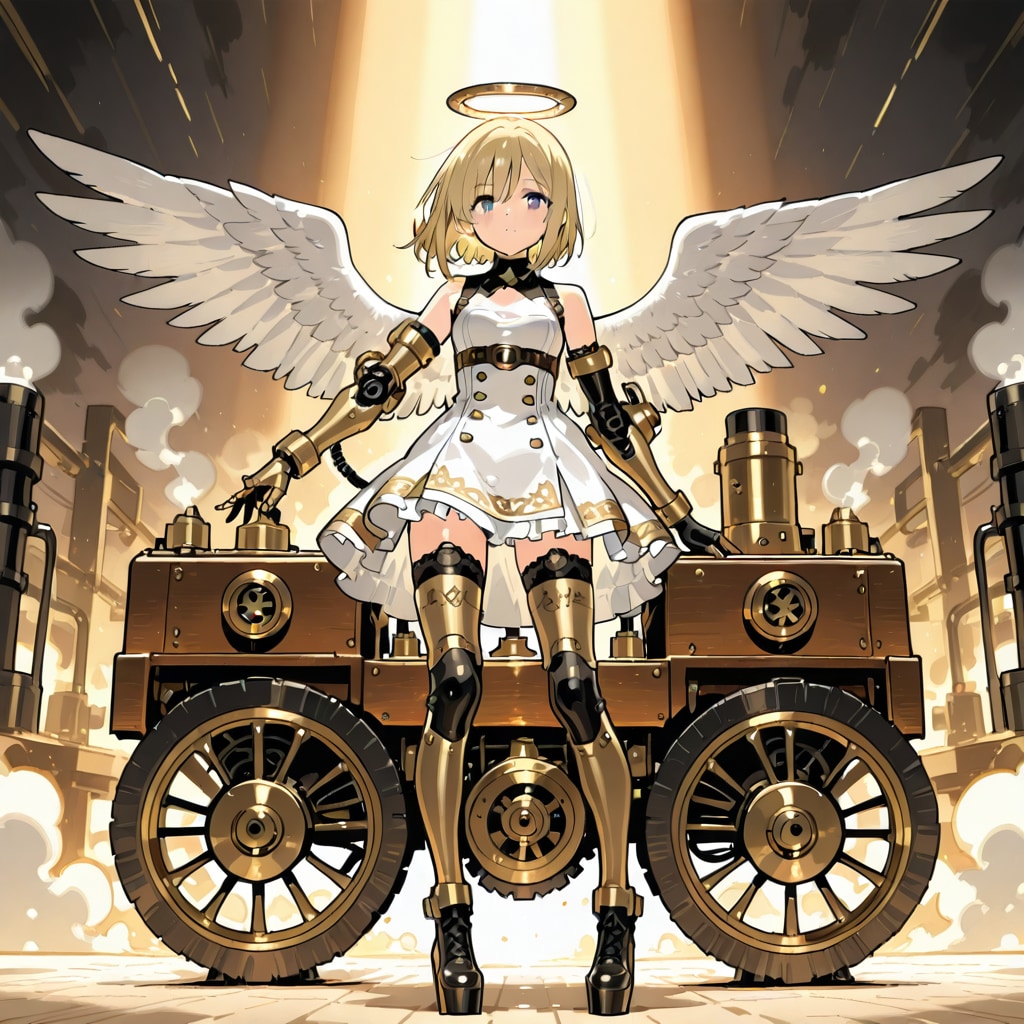 phoenixでスチームパンクメカ天使251226