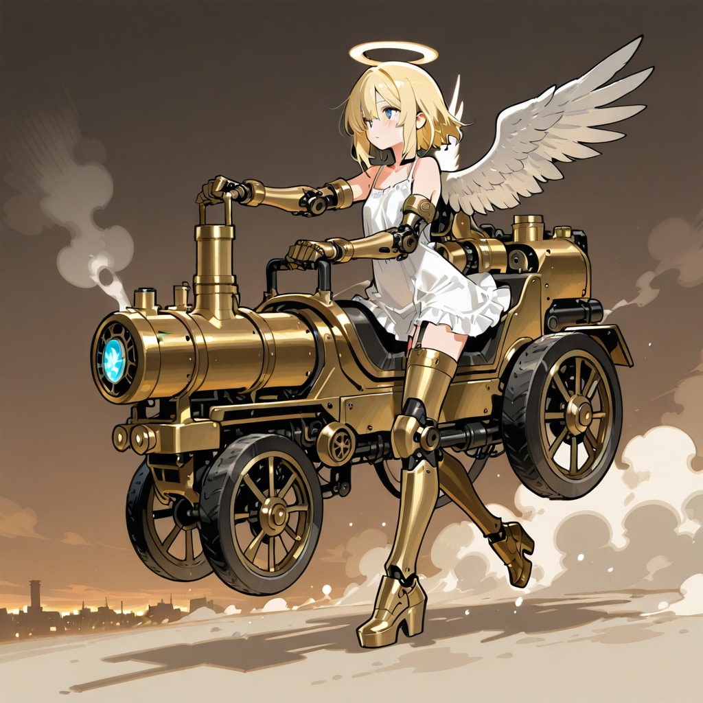 phoenixでスチームパンクメカ天使251226