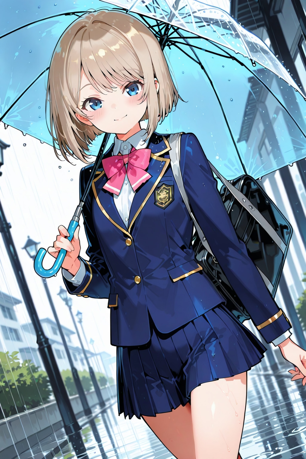 雨でも元気 | の人気AIイラスト・グラビア