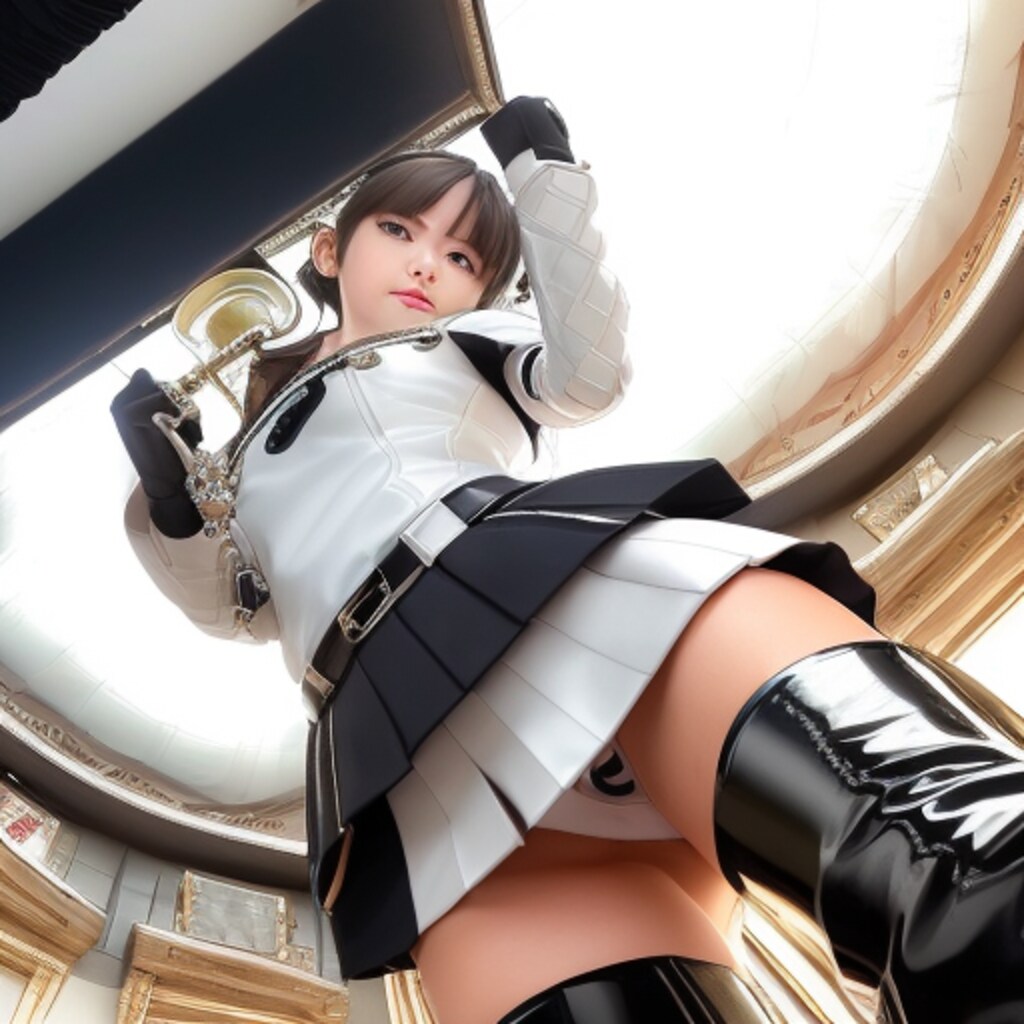 マーチングバンド美少女