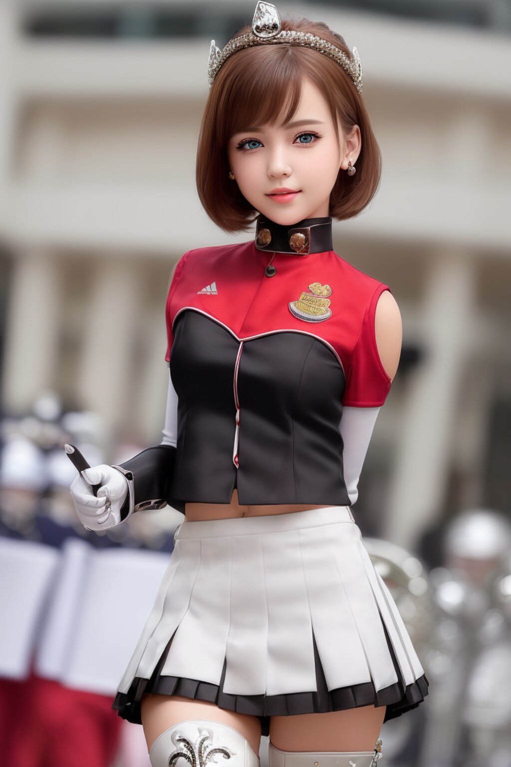 マーチングバンド美少女