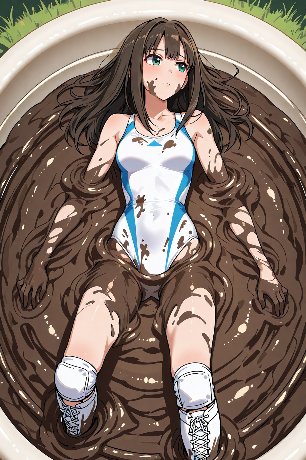 泥濘に沈む