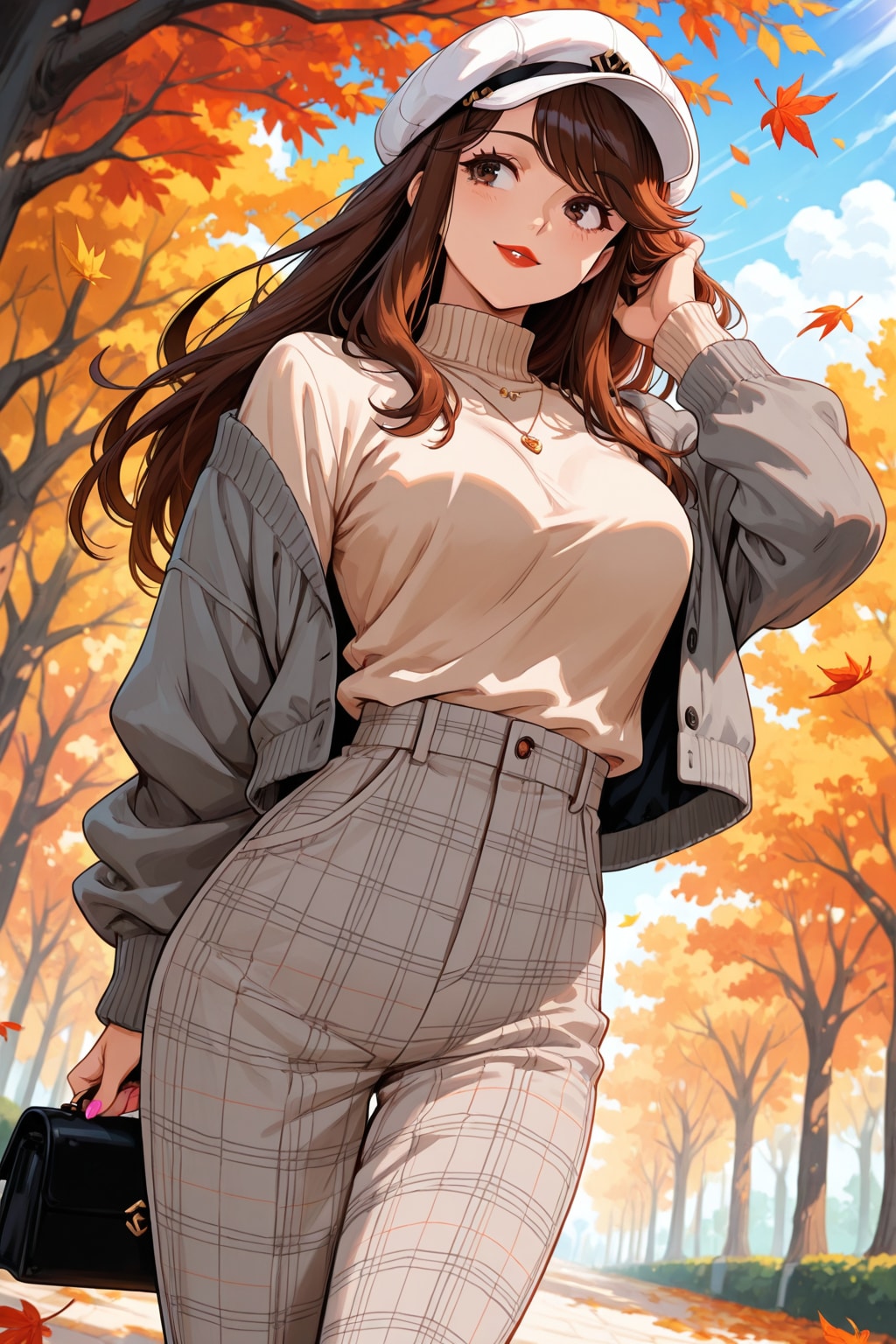 おしゃれにチャレンジ　その２ | の人気AIイラスト・グラビア