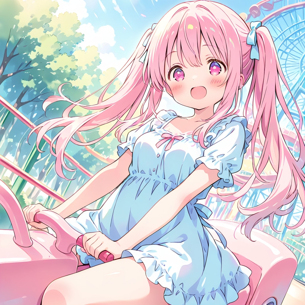 遊園地楽しいね♪ | の人気AIイラスト・グラビア