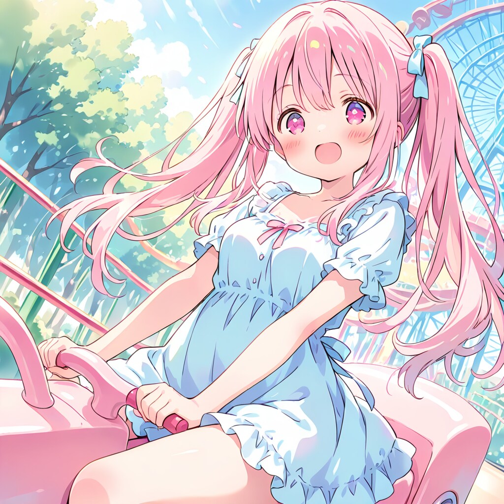 遊園地楽しいね♪