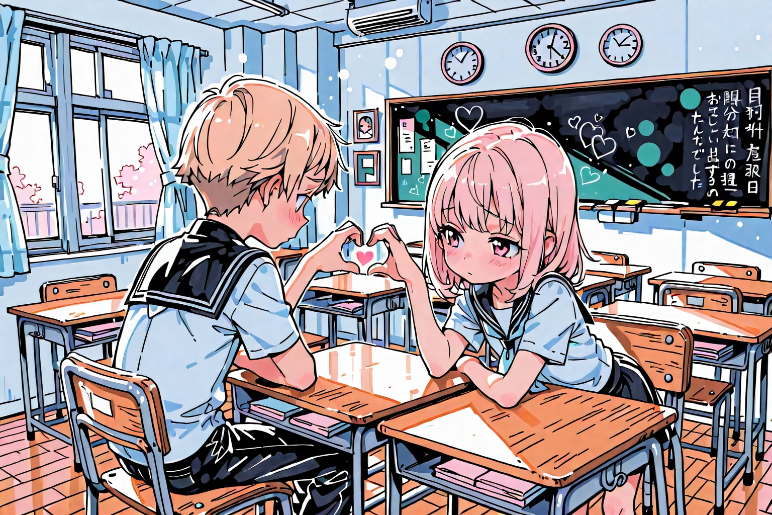 boy & girl 💕 | の人気AIイラスト・グラビア