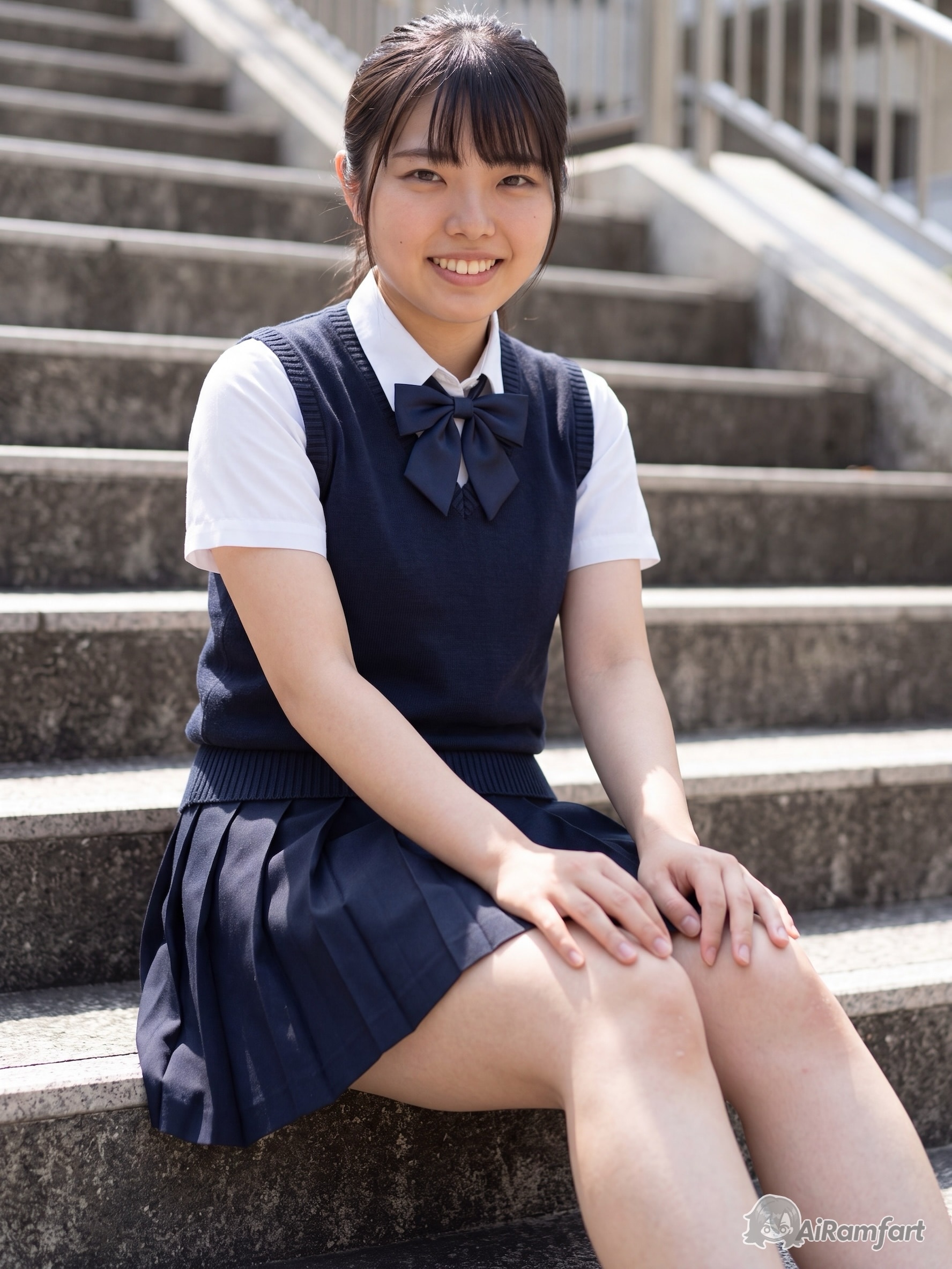 階段パンモロ