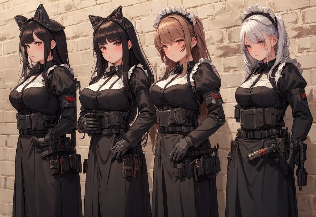 機械化メイド分隊整列！