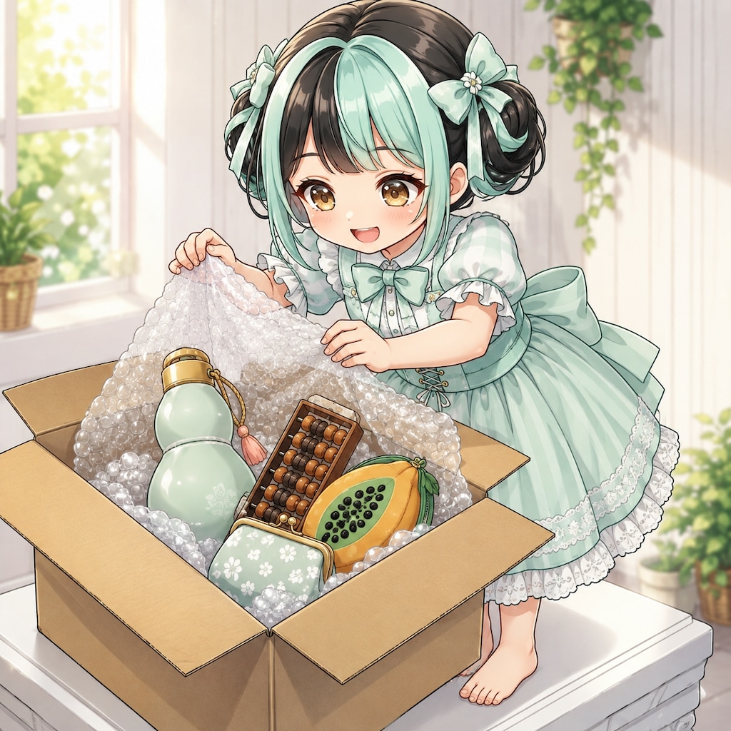 宅配で〜す♪（ミントちゃん）