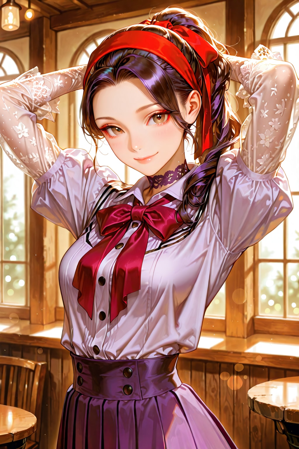 Café Lady ☕ 2 | の人気AIイラスト・グラビア