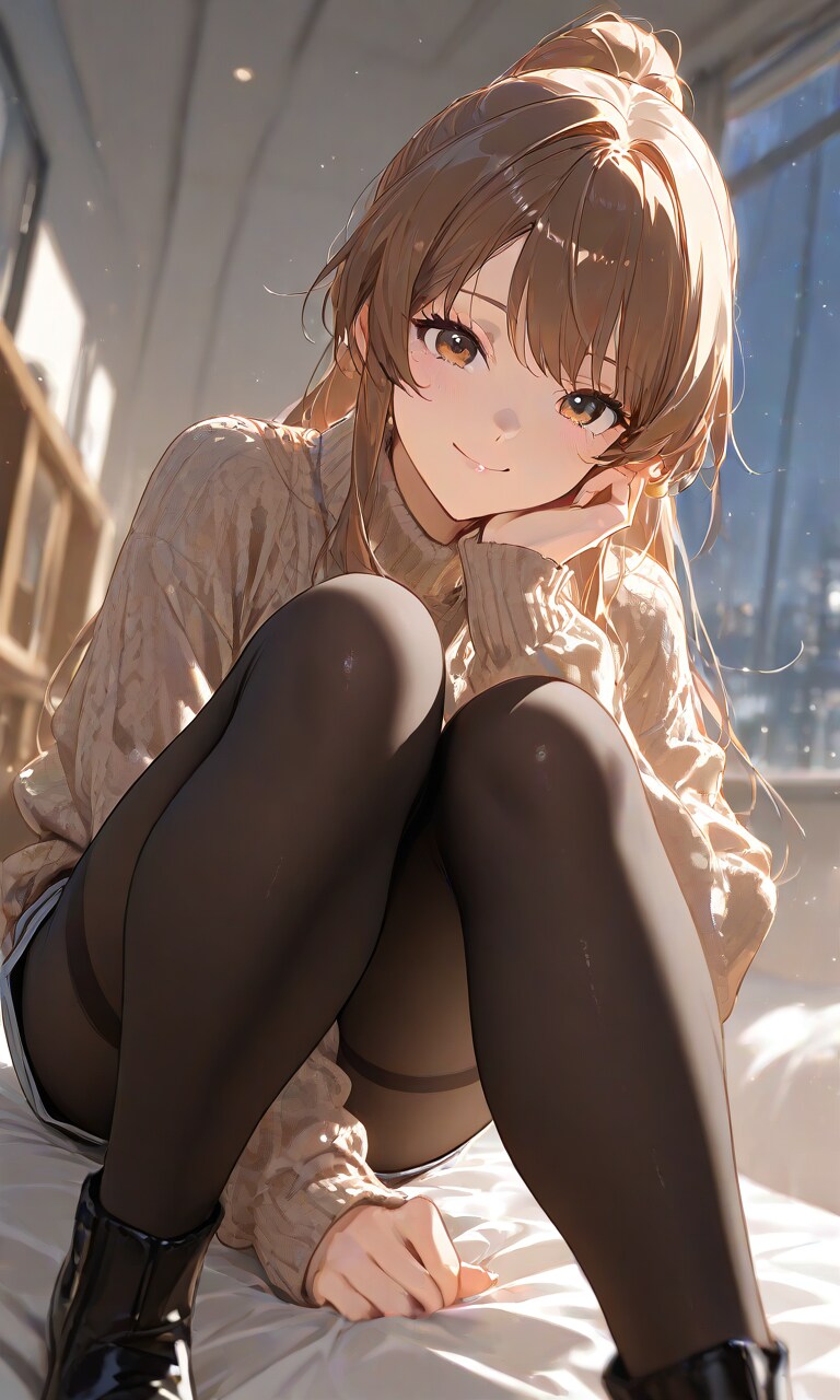 「脚、見すぎだよ～♪」