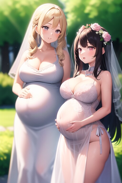 花嫁妊婦
