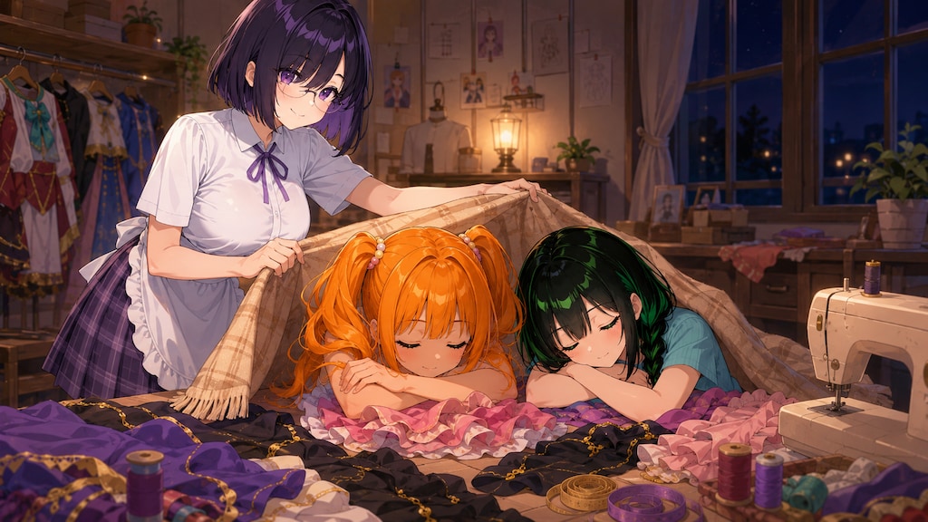 夢見る2人