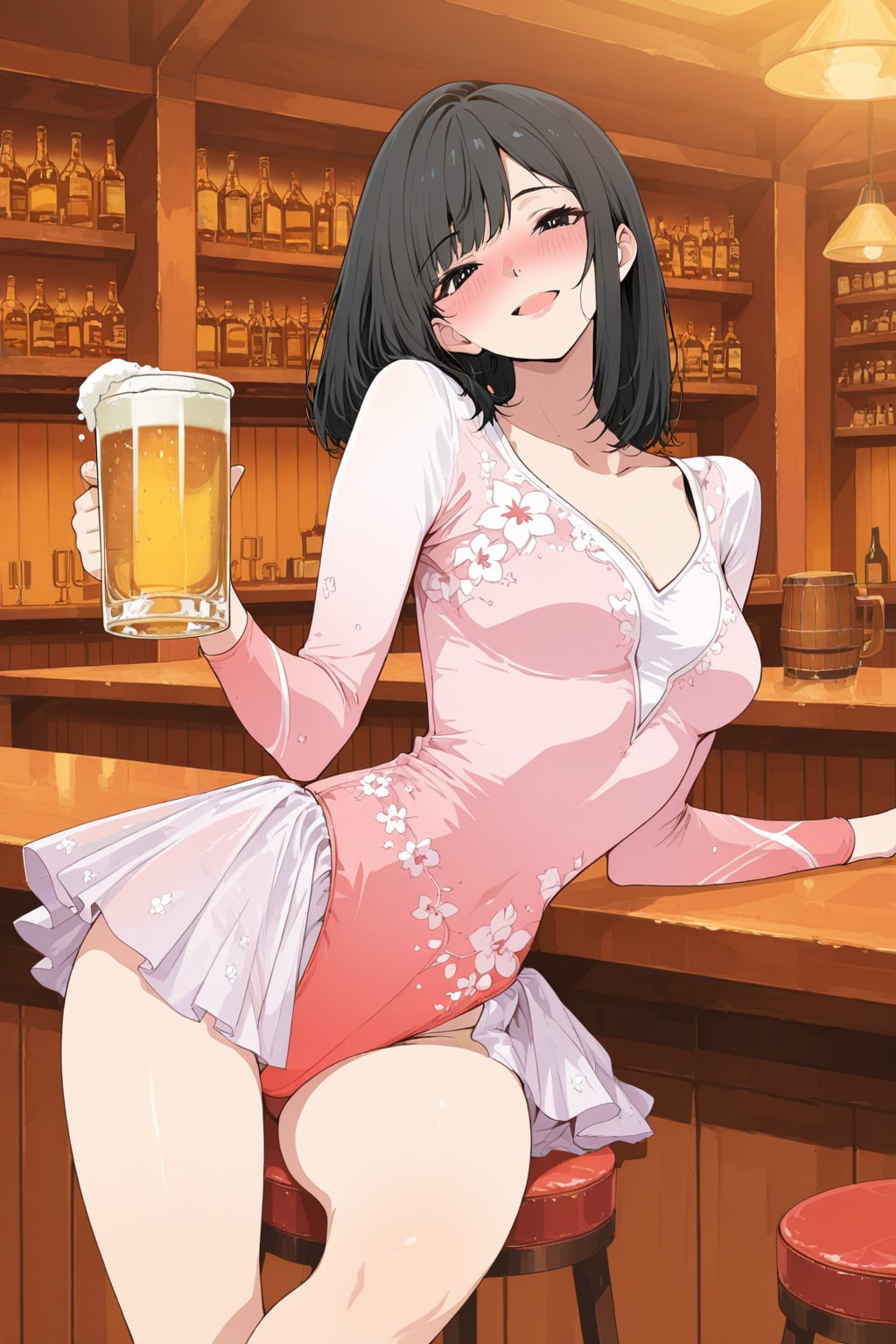 woman at bar 34
