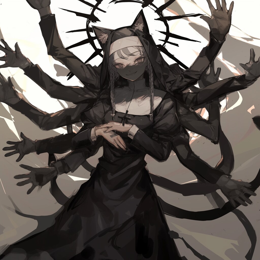 【千本腕隊】影縫いのメキャメリ | の人気AIイラスト・グラビア