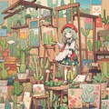 サボテン画家 3枚目