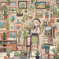 サボテン画家 2枚目