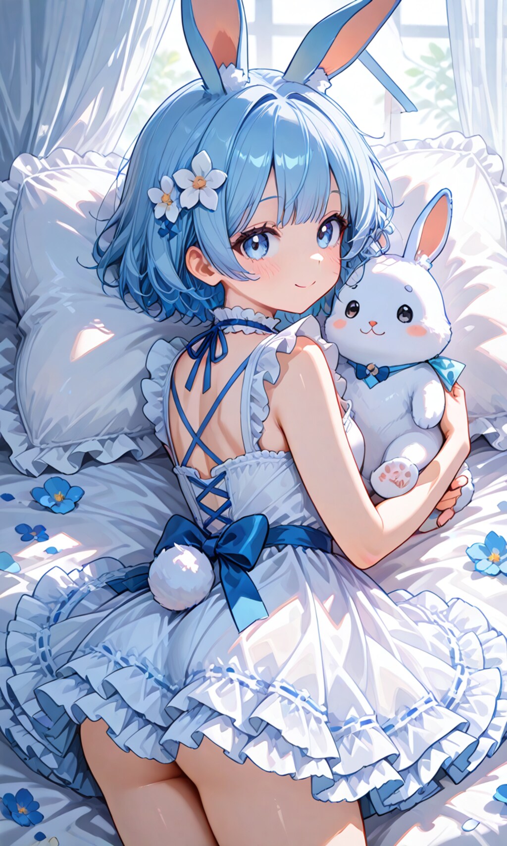 蒼のウサギさん