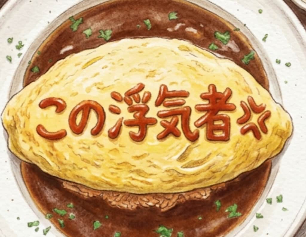 怒りのオムライス