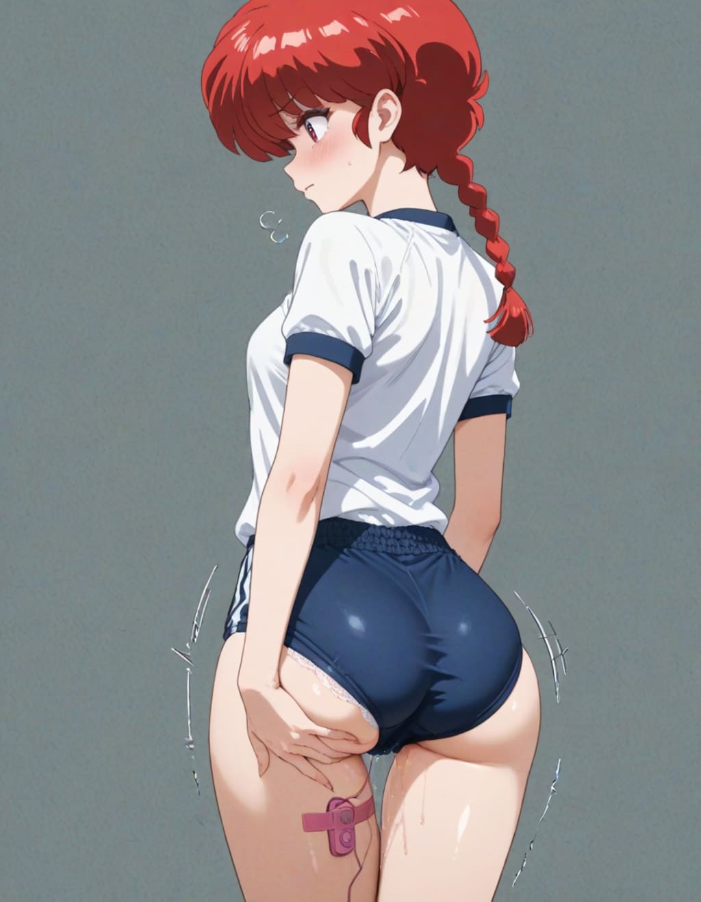 ナニかを我慢するらんまちゃん
