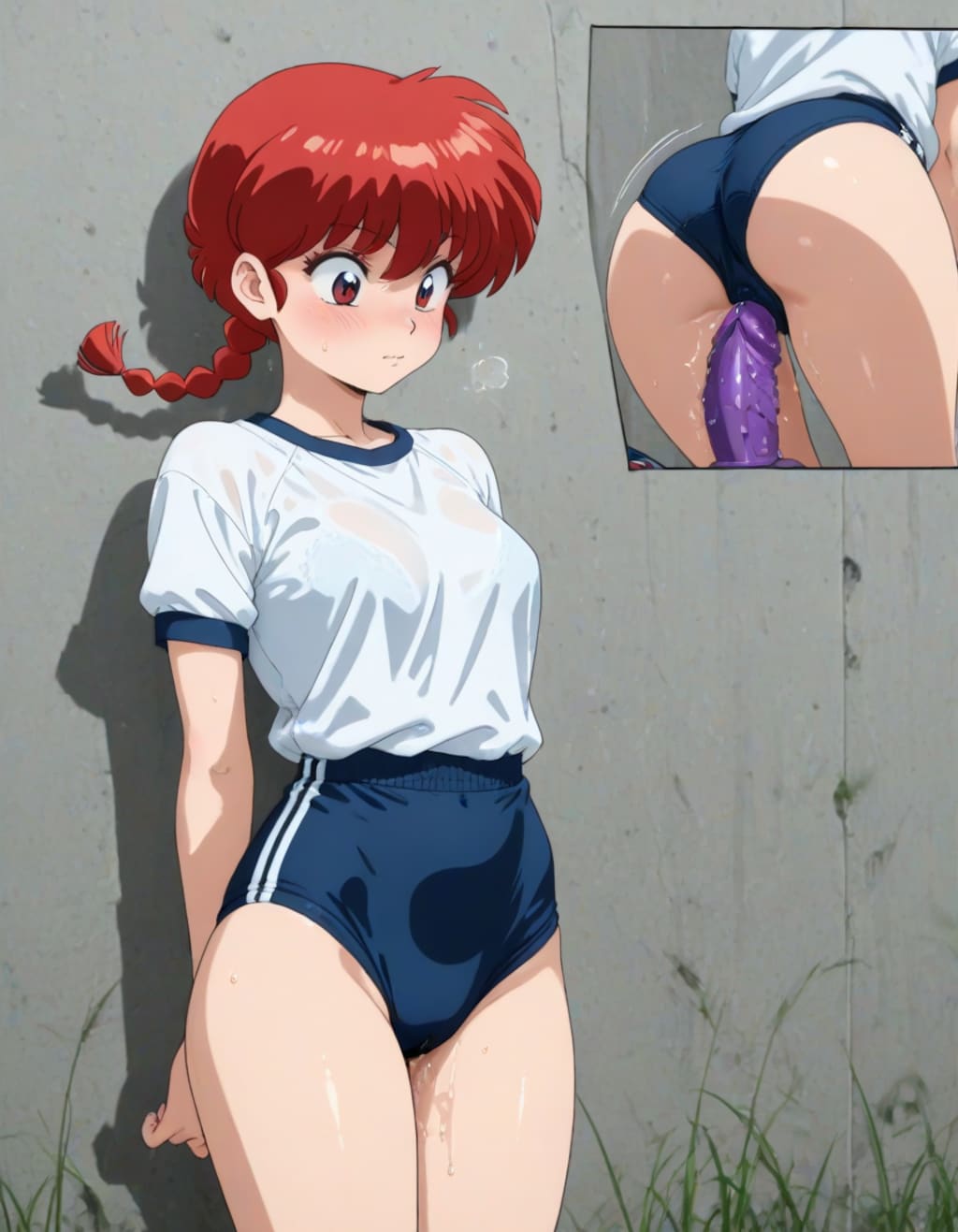 ナニかを我慢するらんまちゃん