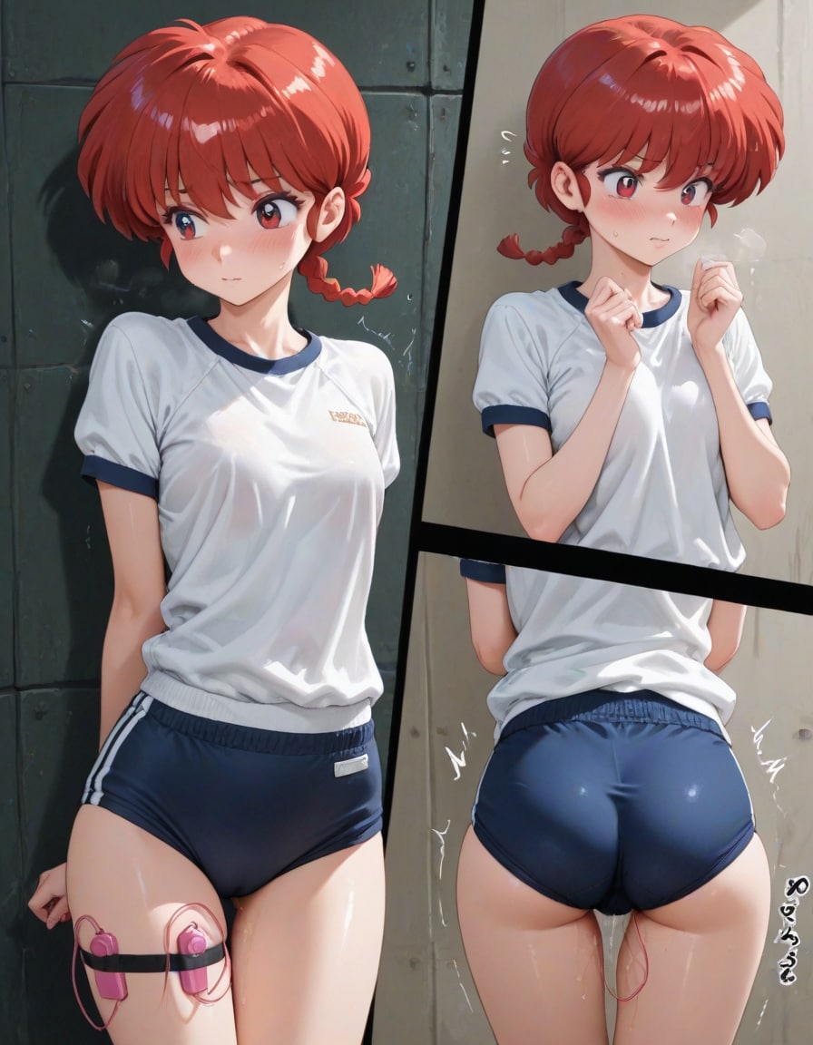 ナニかを我慢するらんまちゃん