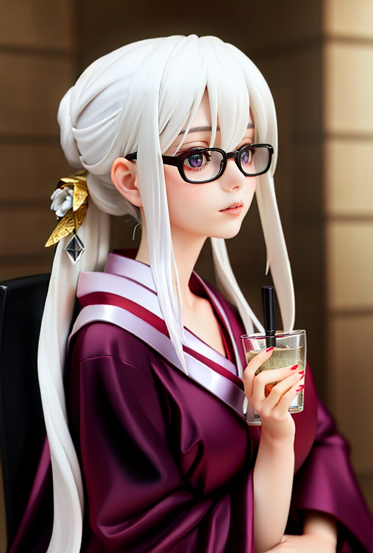 銀座　お酒をストローで飲む。