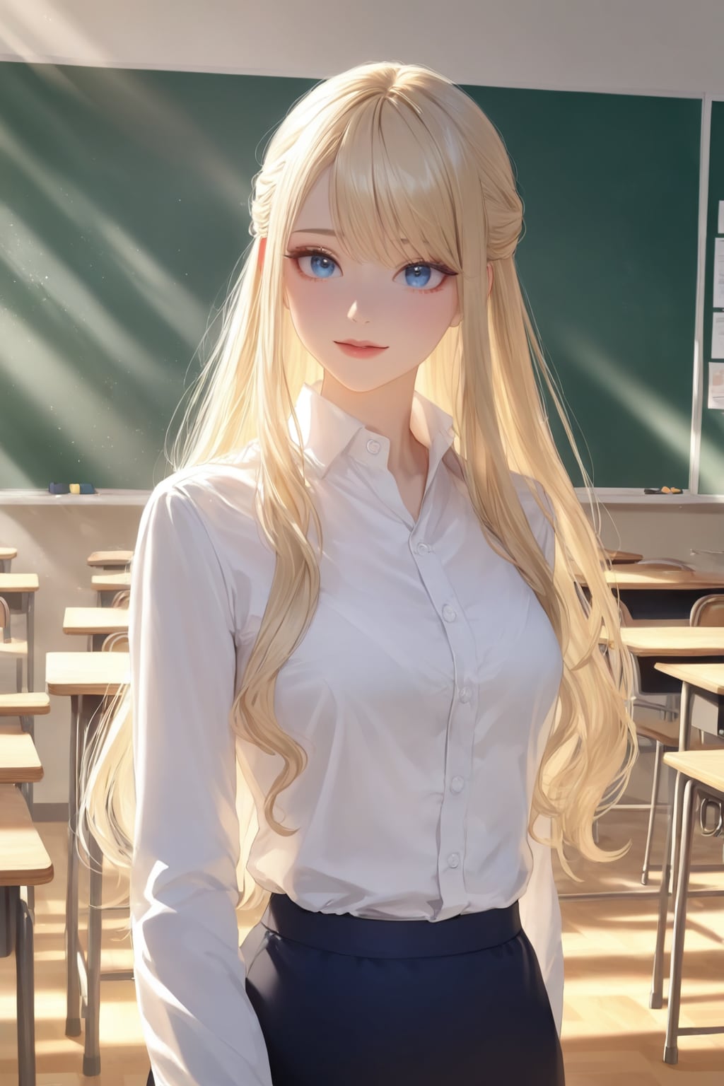 英語教師のブロンドさん