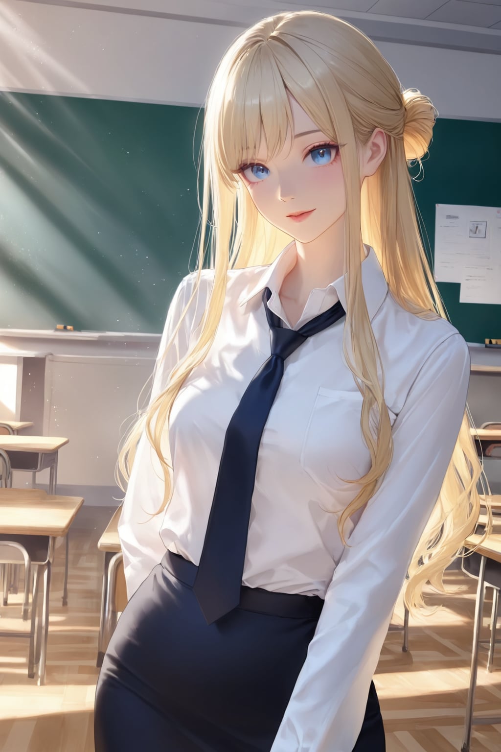 英語教師のブロンドさん