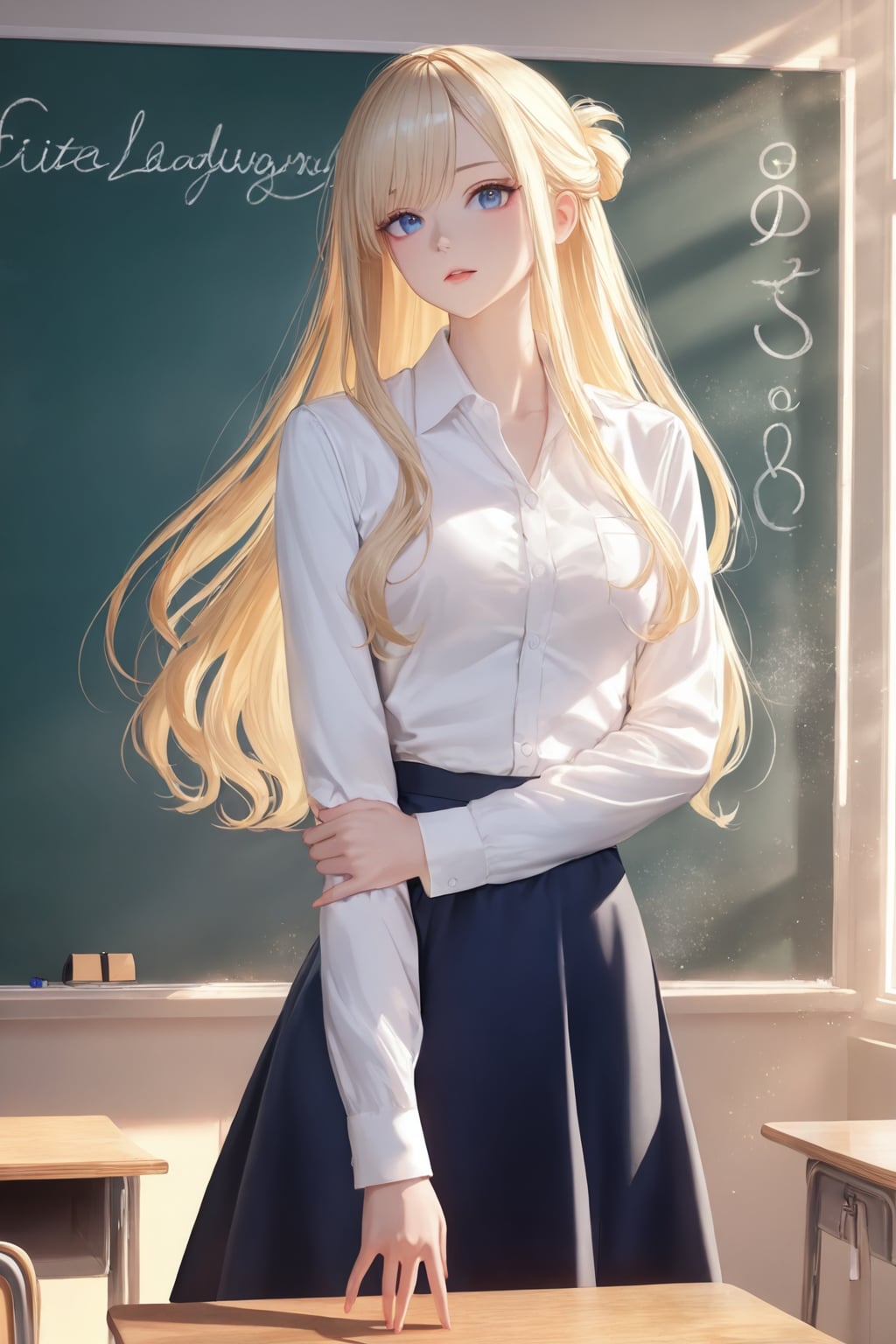 英語教師のブロンドさん