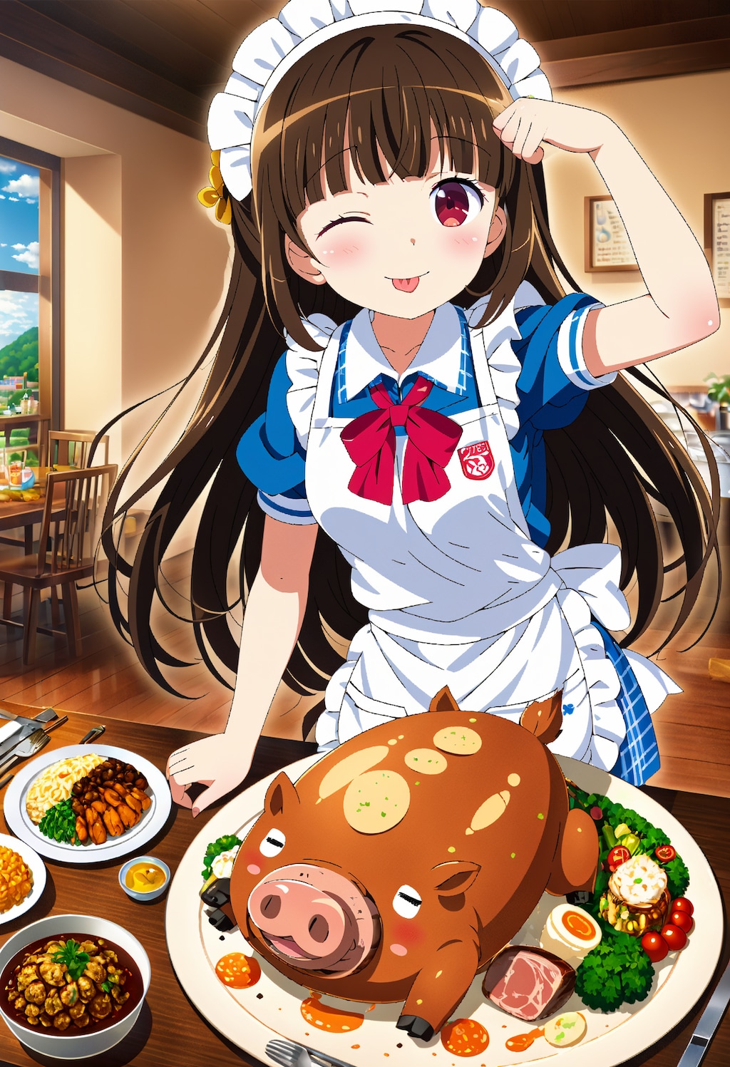 てへぺろ(・ω<)