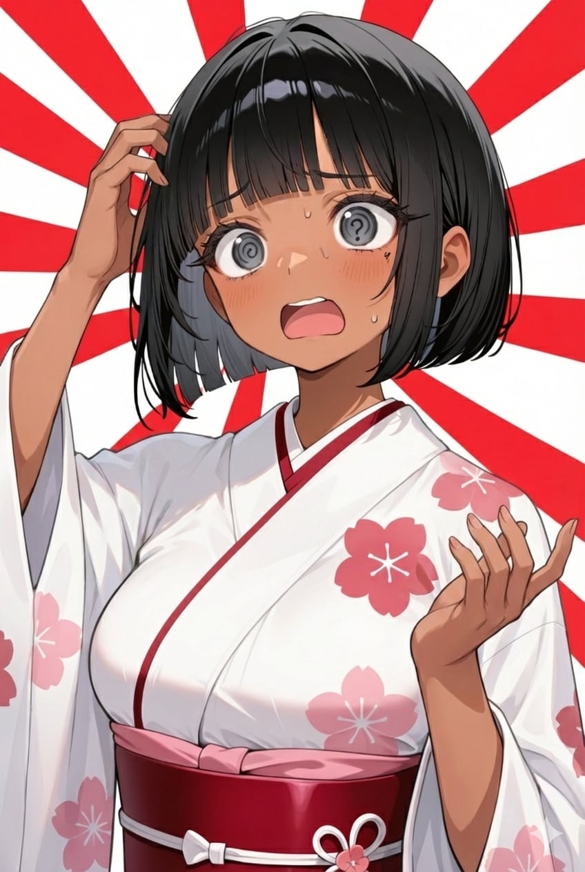 もう誰に新年の挨拶して、誰にしていないか。わかりません💦 | の人気AIイラスト・グラビア