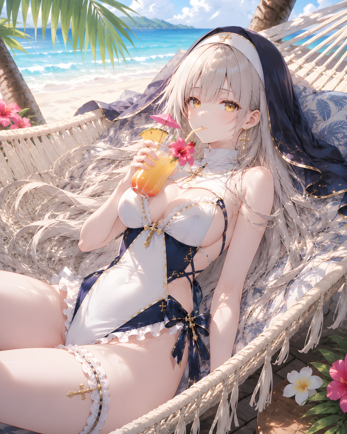 バカンス中のジルリィさん