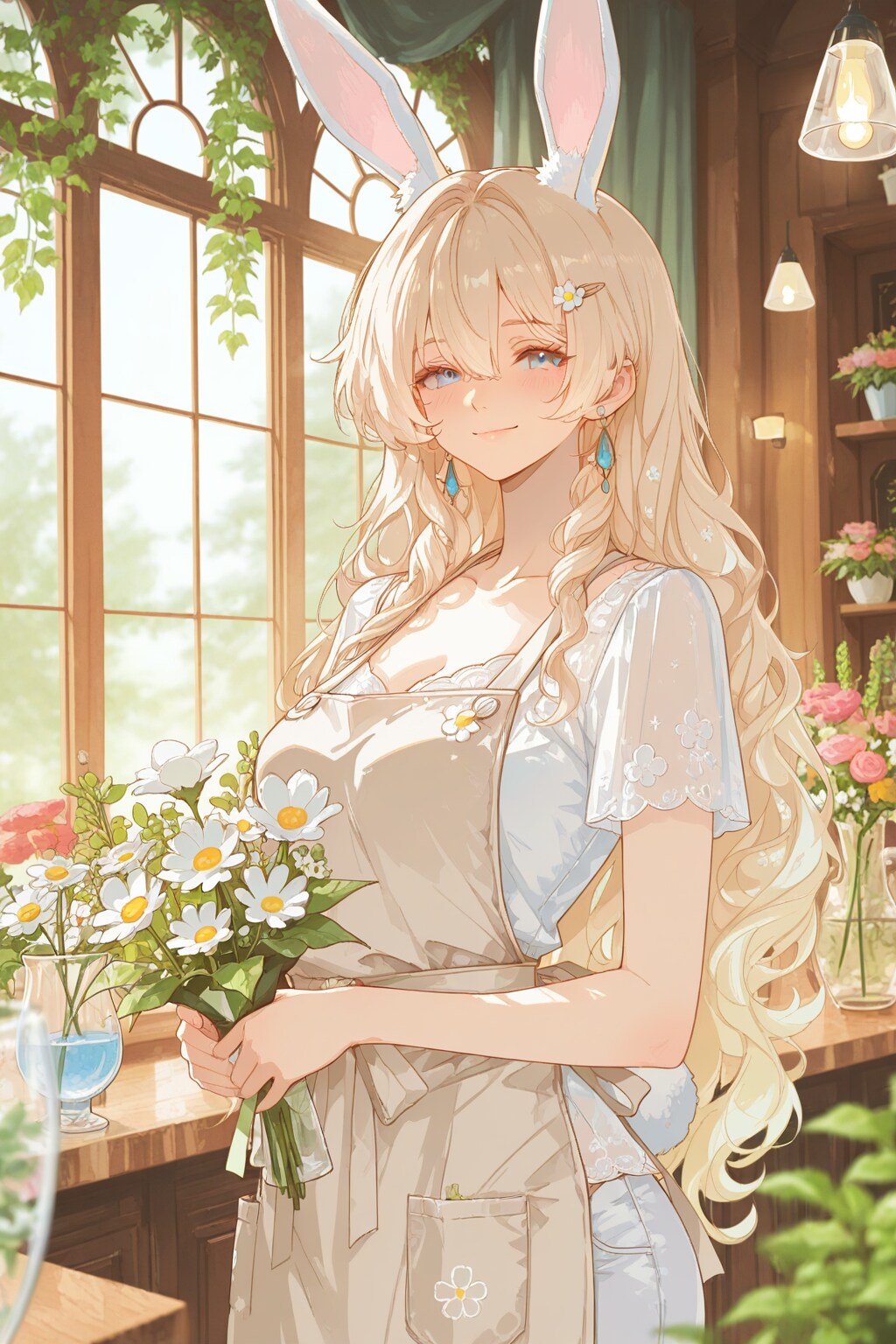 うさぎの花屋さん