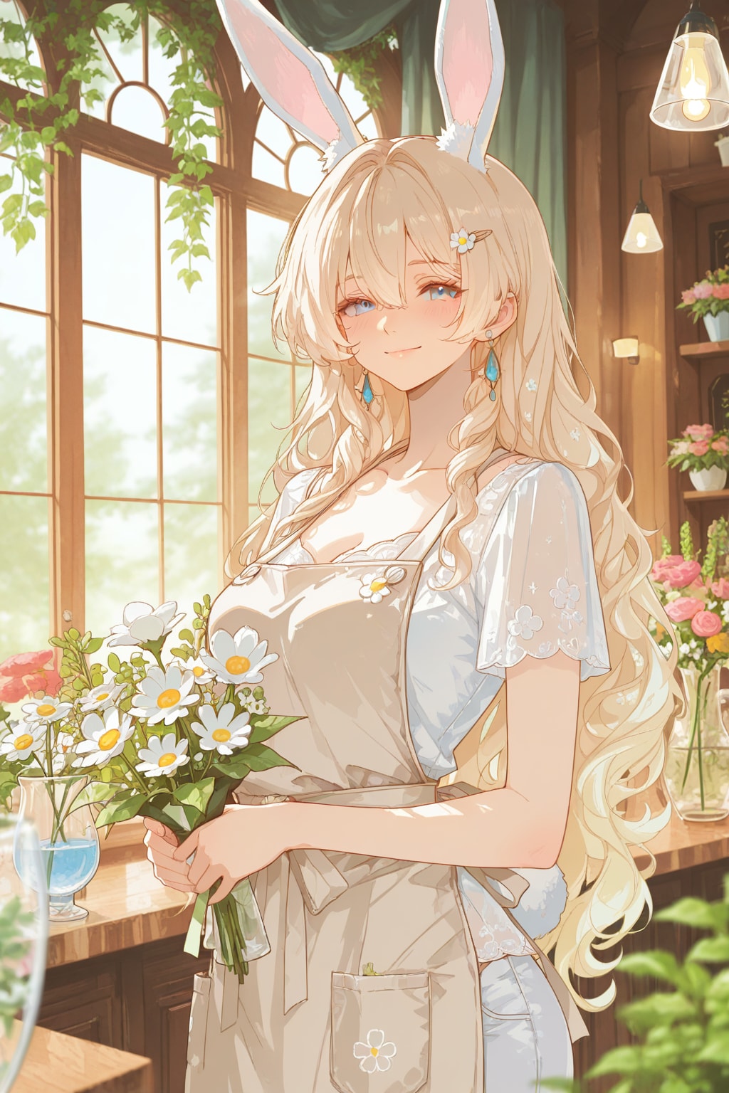 うさぎの花屋さん