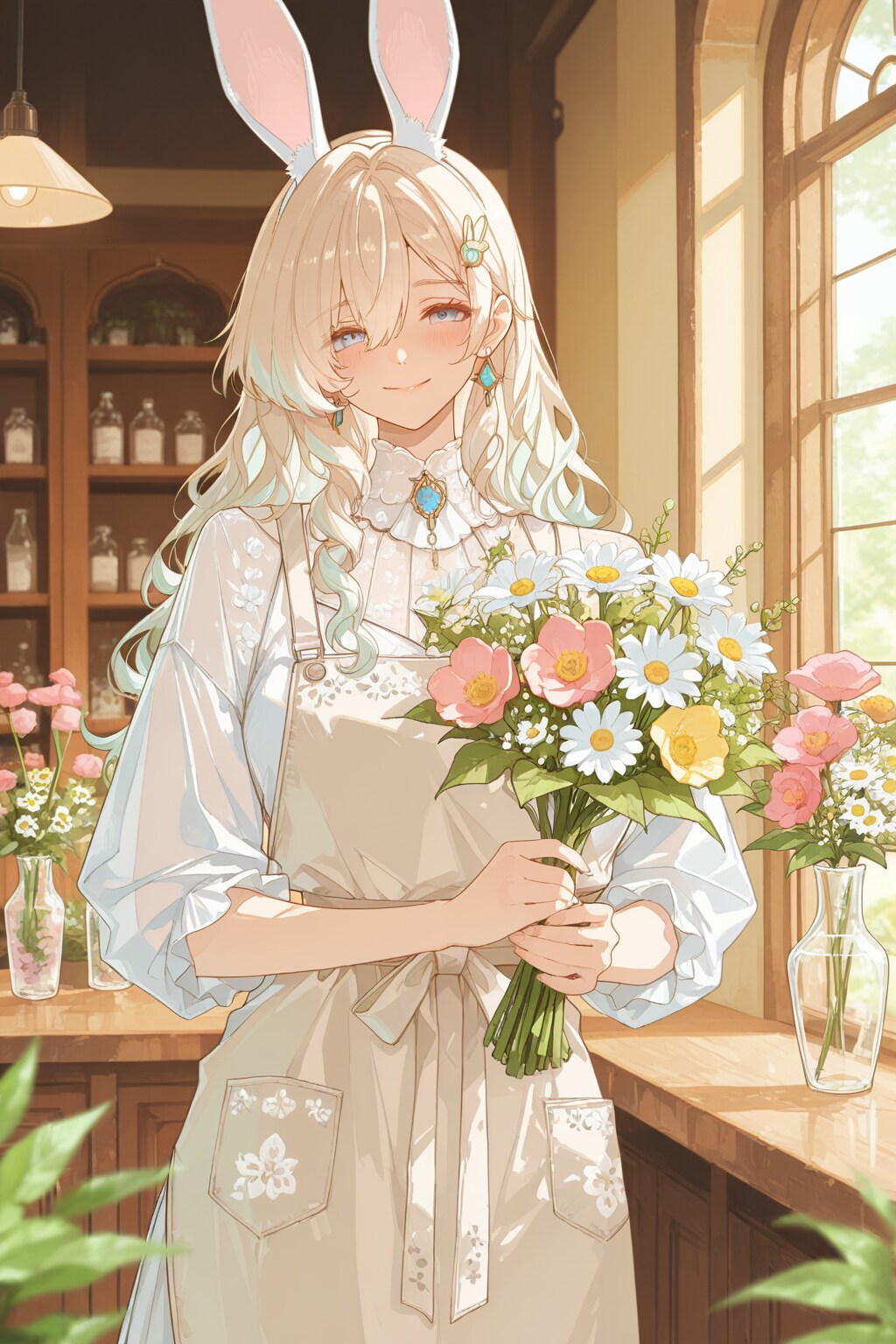 うさぎの花屋さん