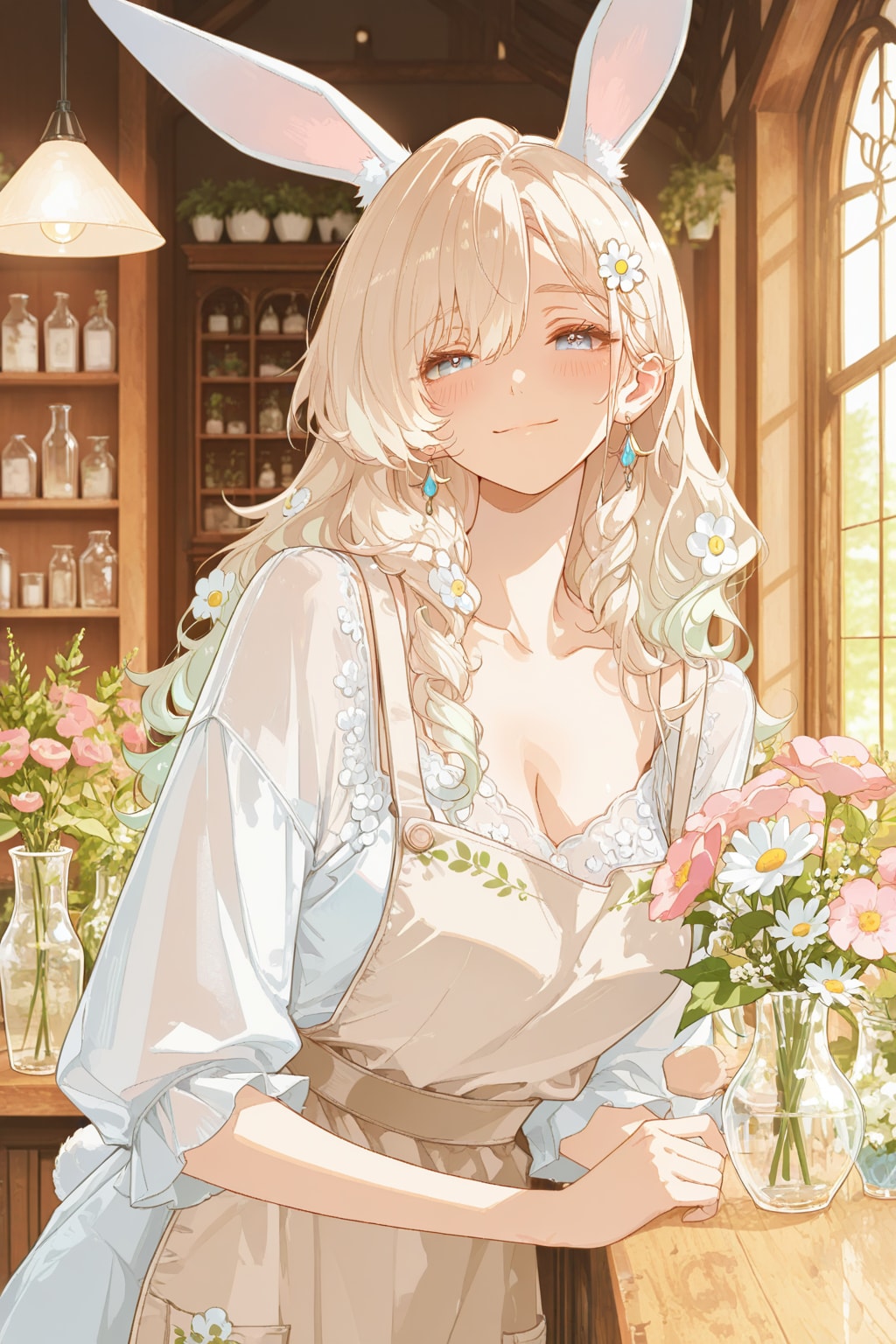 うさぎの花屋さん