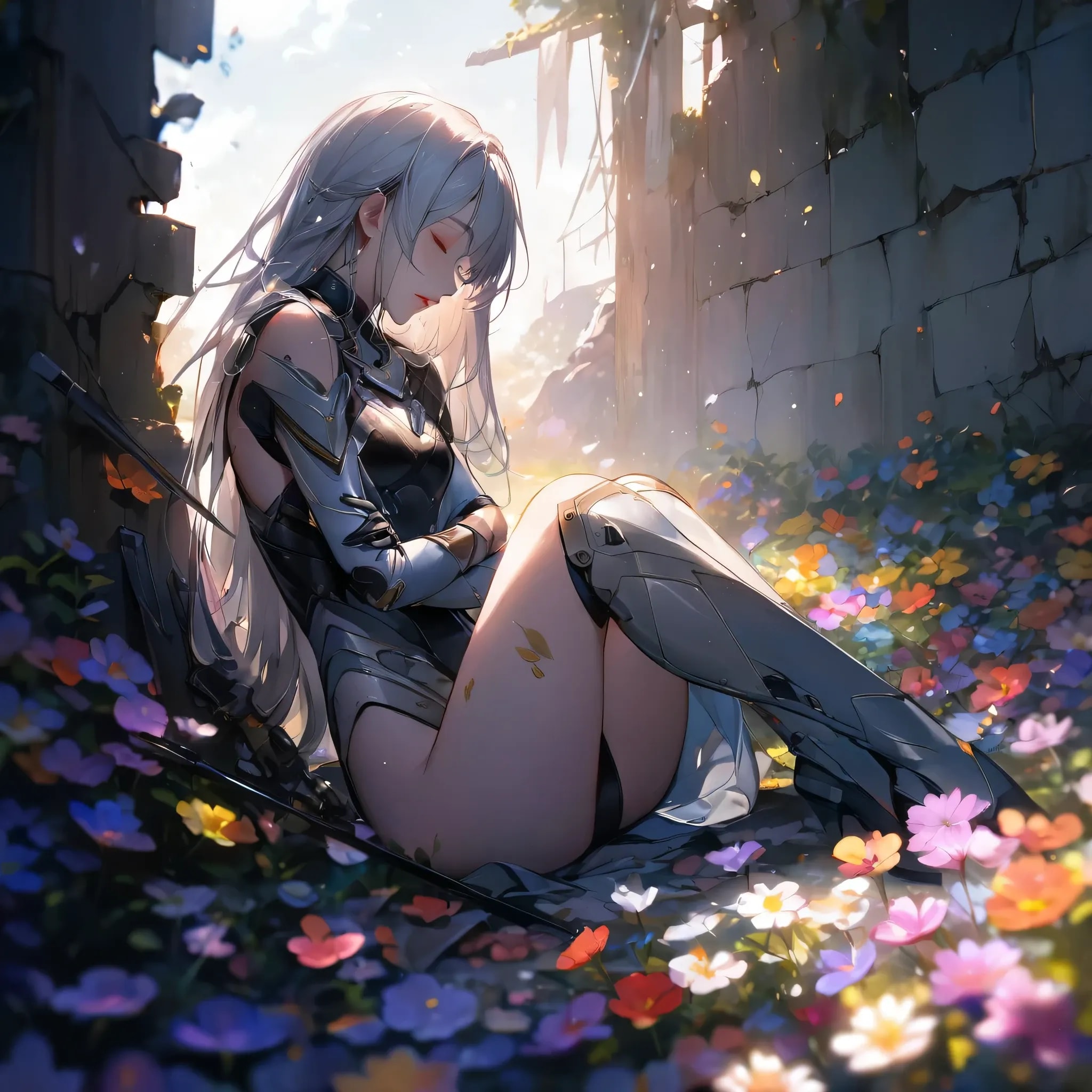 戦闘人形の休息 | の人気AIイラスト・グラビア