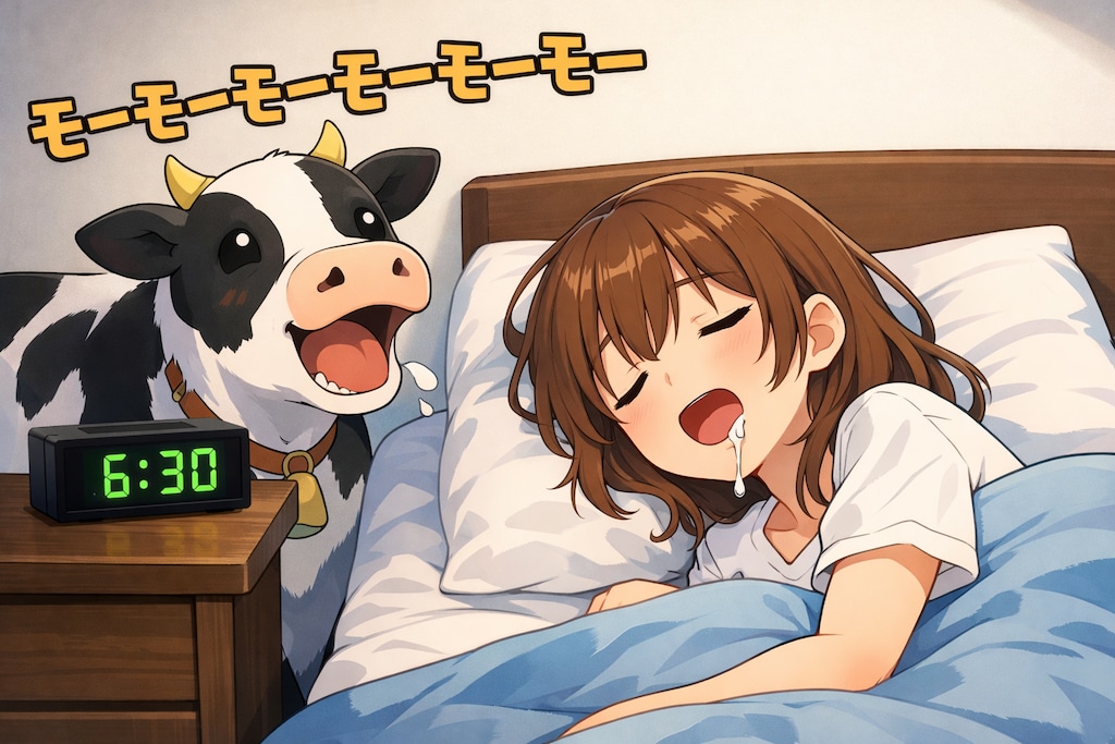 ⏰モーニングコール🐄(04/09)