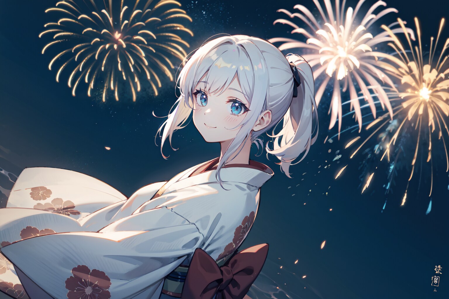 君と見る花火
