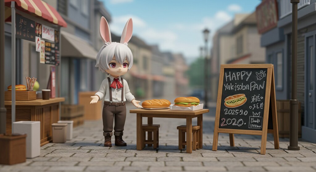 焼きそばパン研究会フィギュア