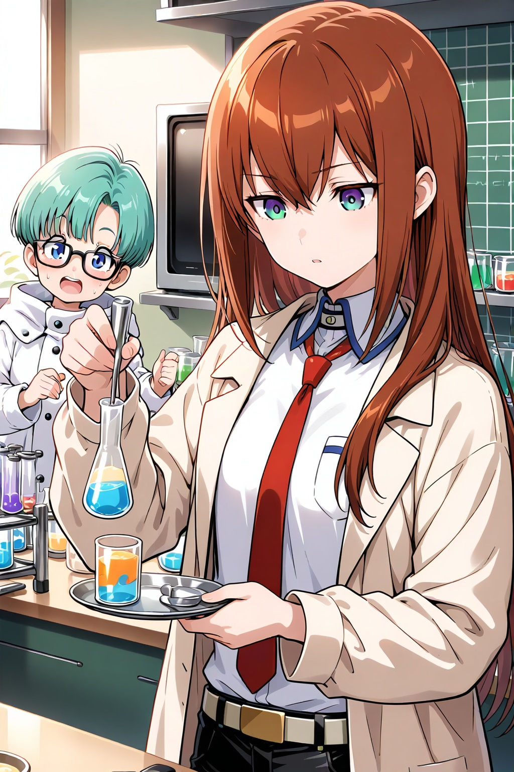 牧瀬紅莉栖とブルマ | の人気AIイラスト・グラビア