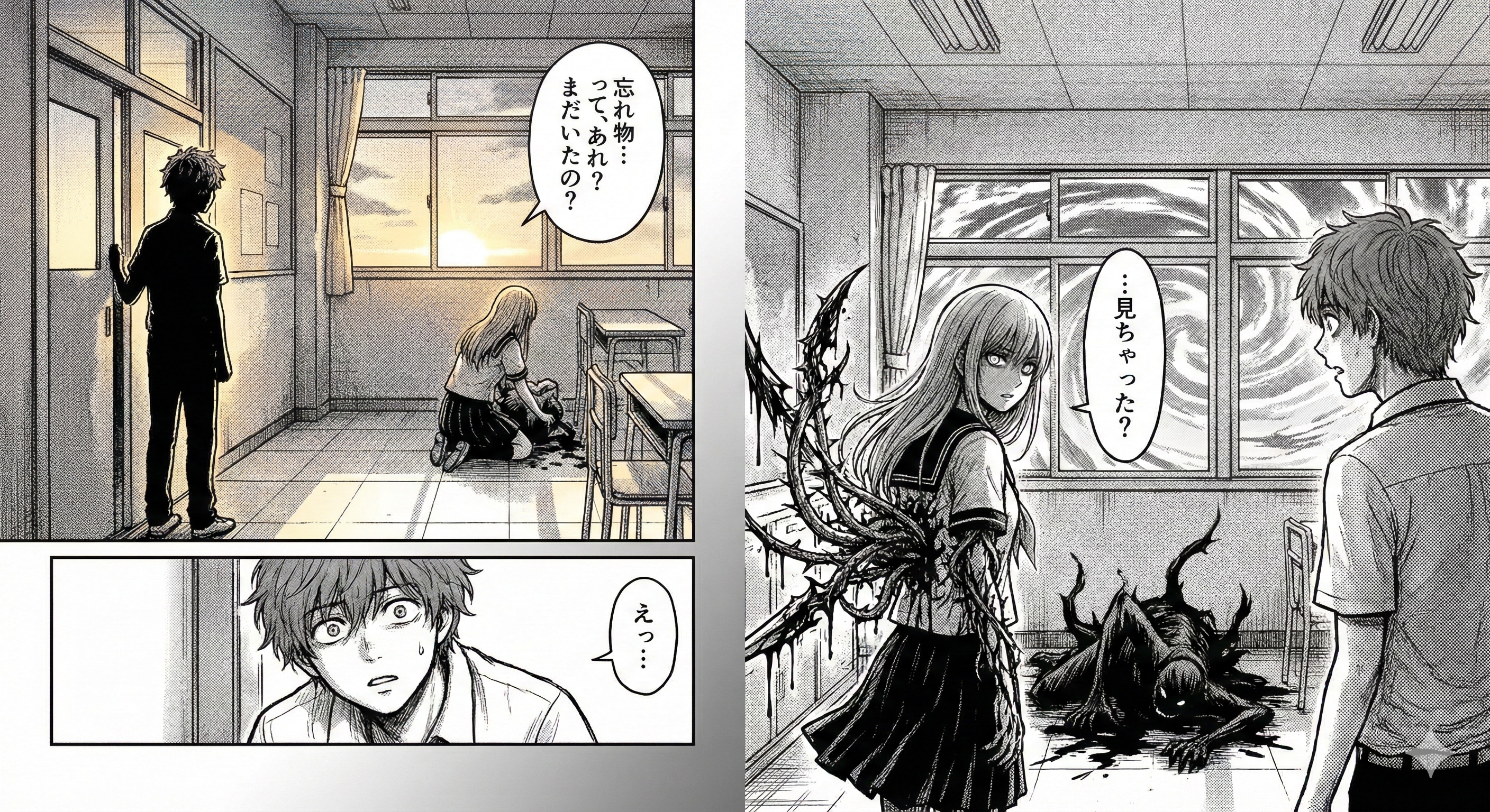 嘘漫画の1ページ企画参加投稿 | の人気AIイラスト・グラビア