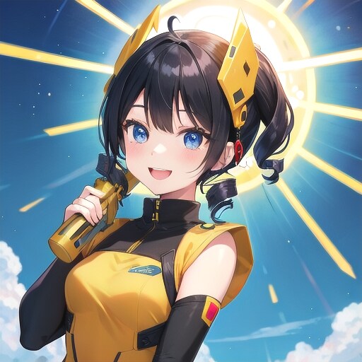 後光さすガール