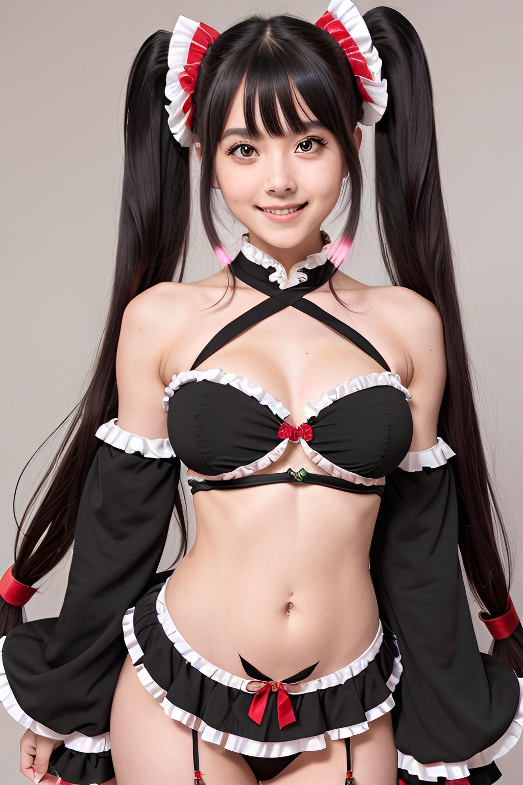 フリルツインテちゃん