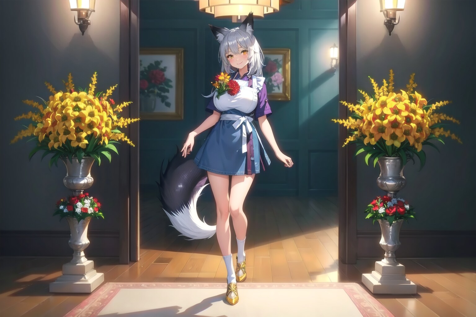 画廊の様な花屋さん